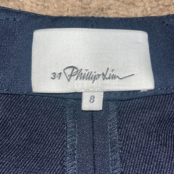 3.1 Phillip Lim Wool Culottes Navy Blue 8 - Picture 10 of 11